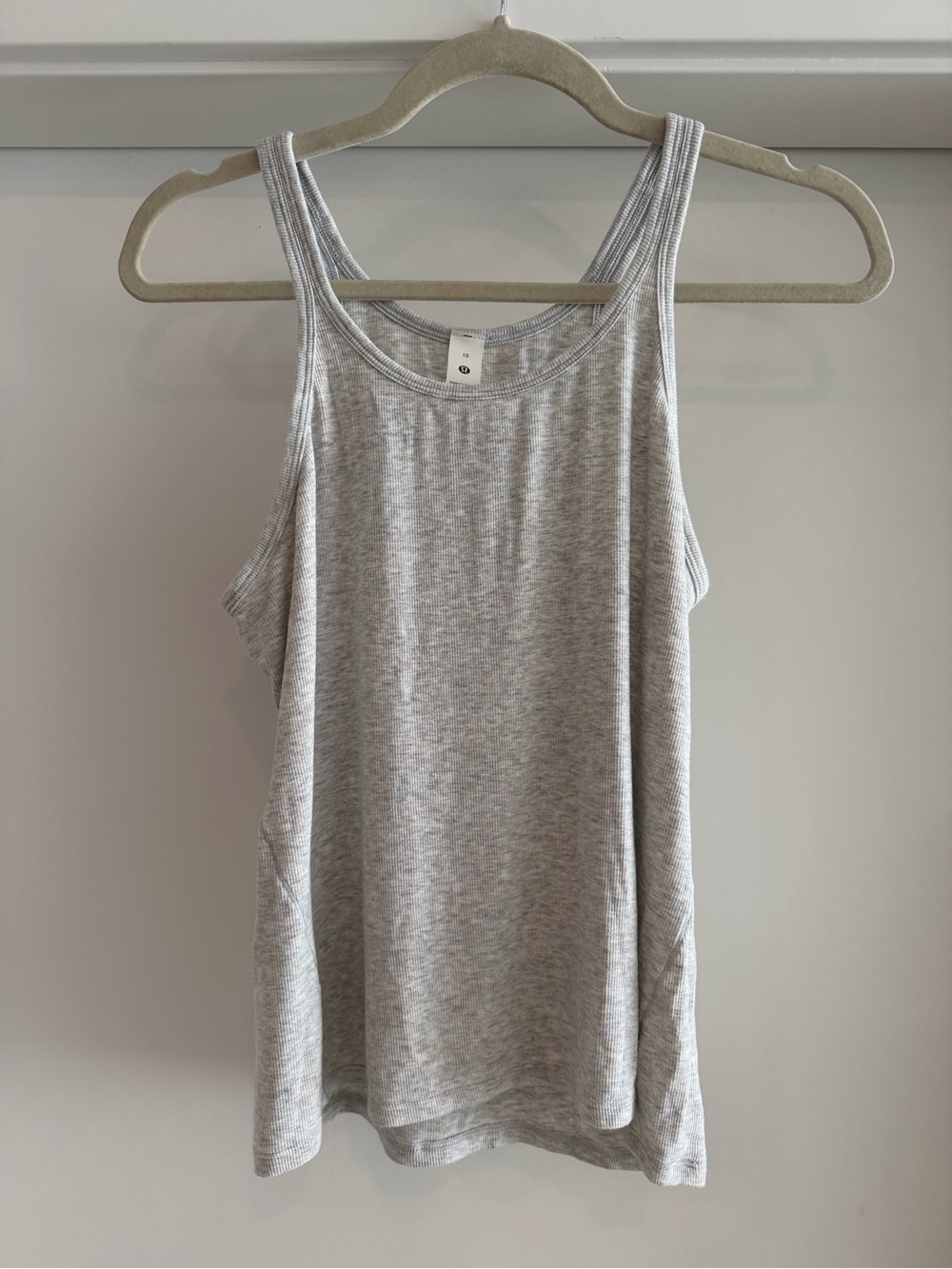 lululemon athletica Light Gray Racerback Tank